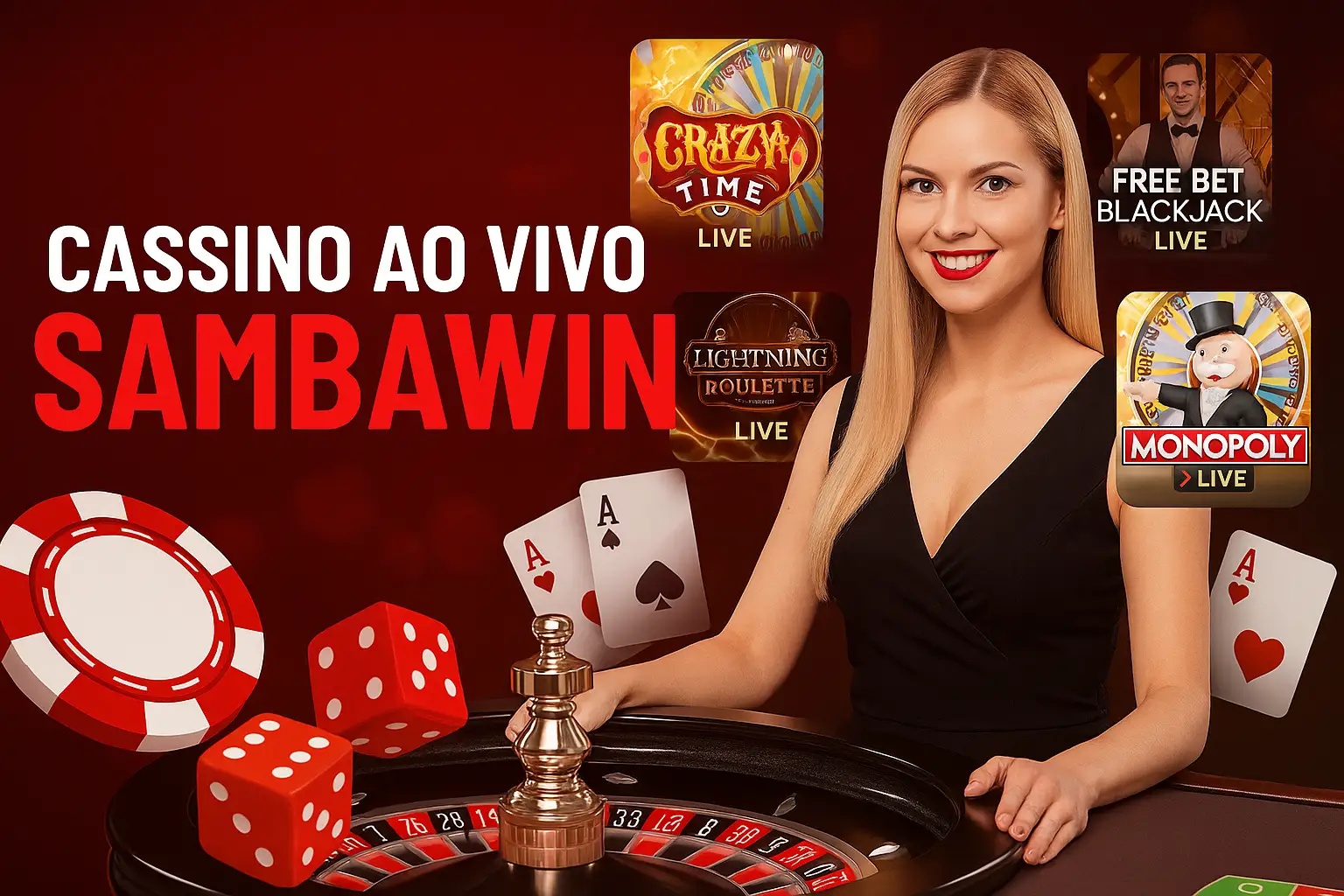 O SAMBAWIN Live Casino lança promoções regularmente